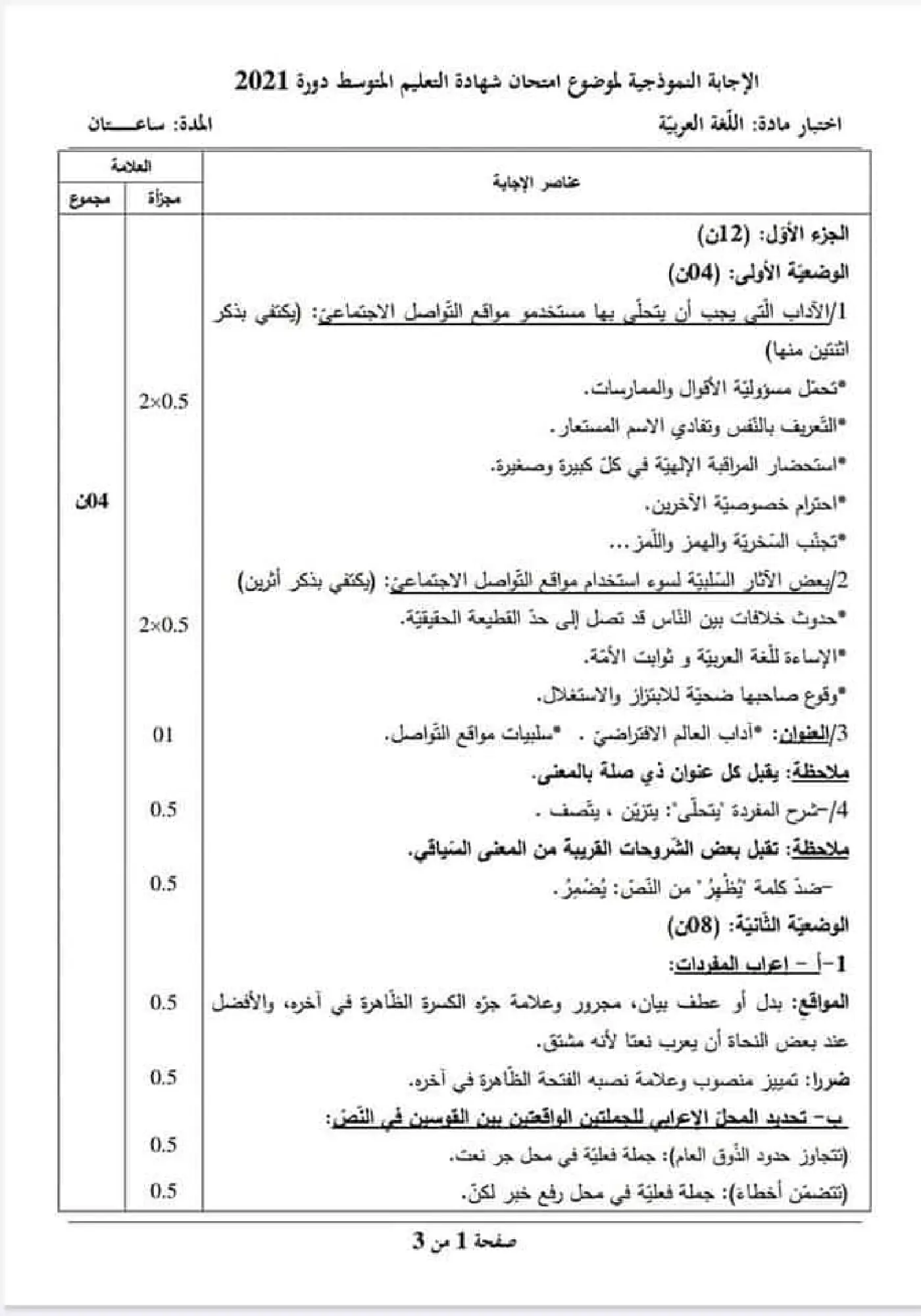 الصفحة 1 من 3