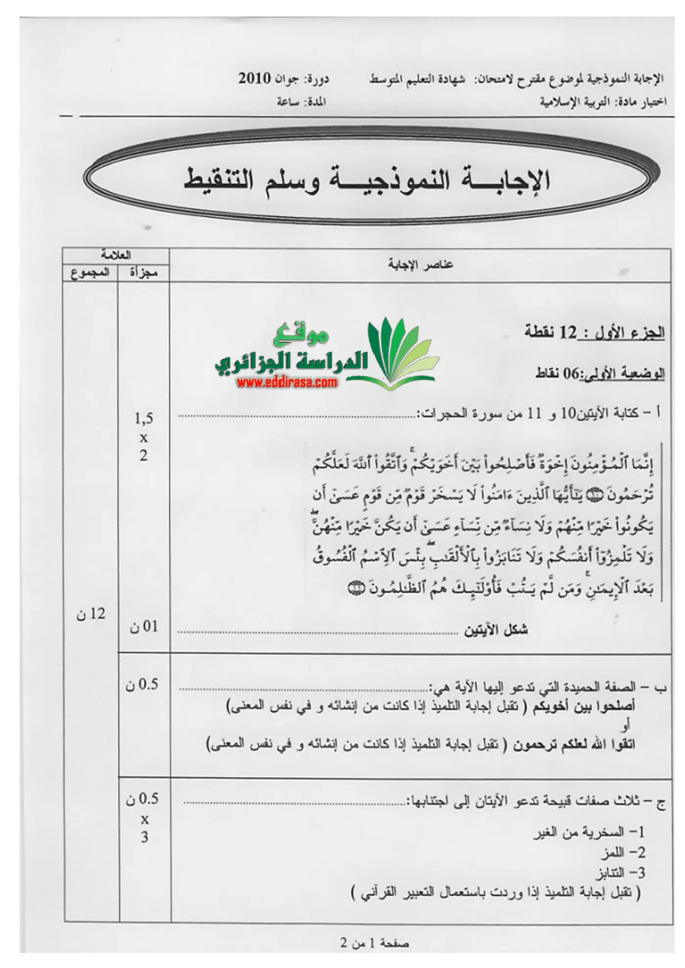 الصفحة 1 من 2