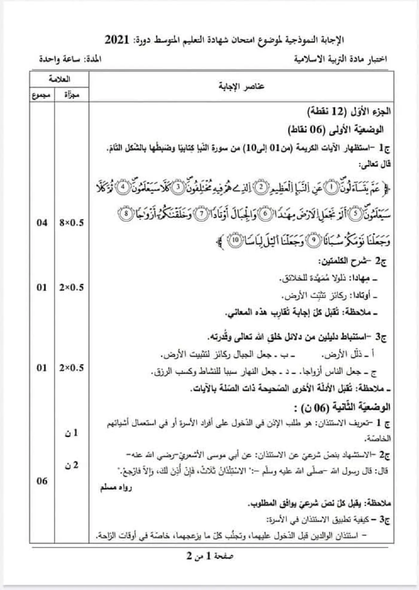 الصفحة 1 من 2