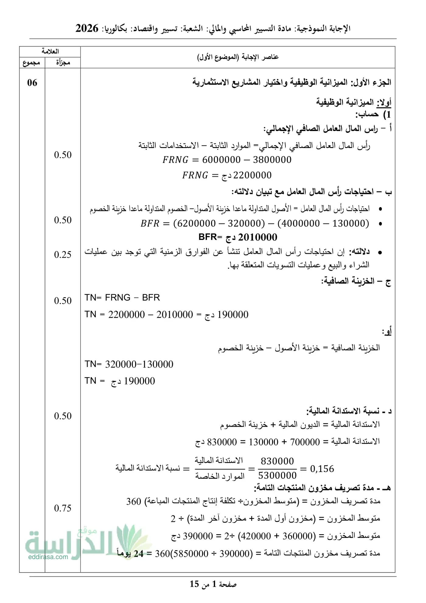 الصفحة 1 من 15