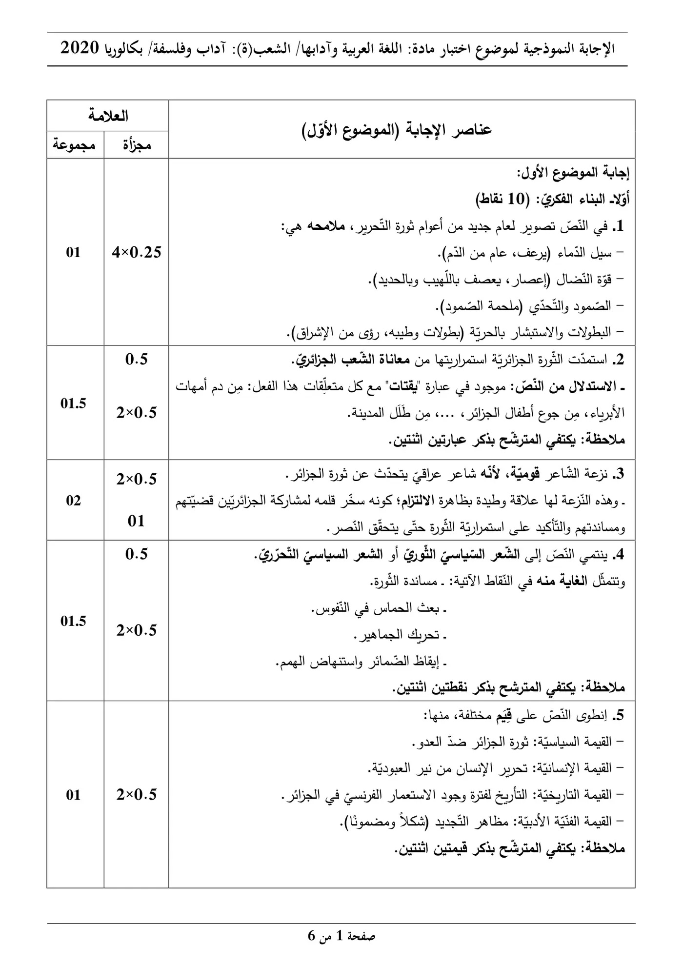 الصفحة 1 من 6