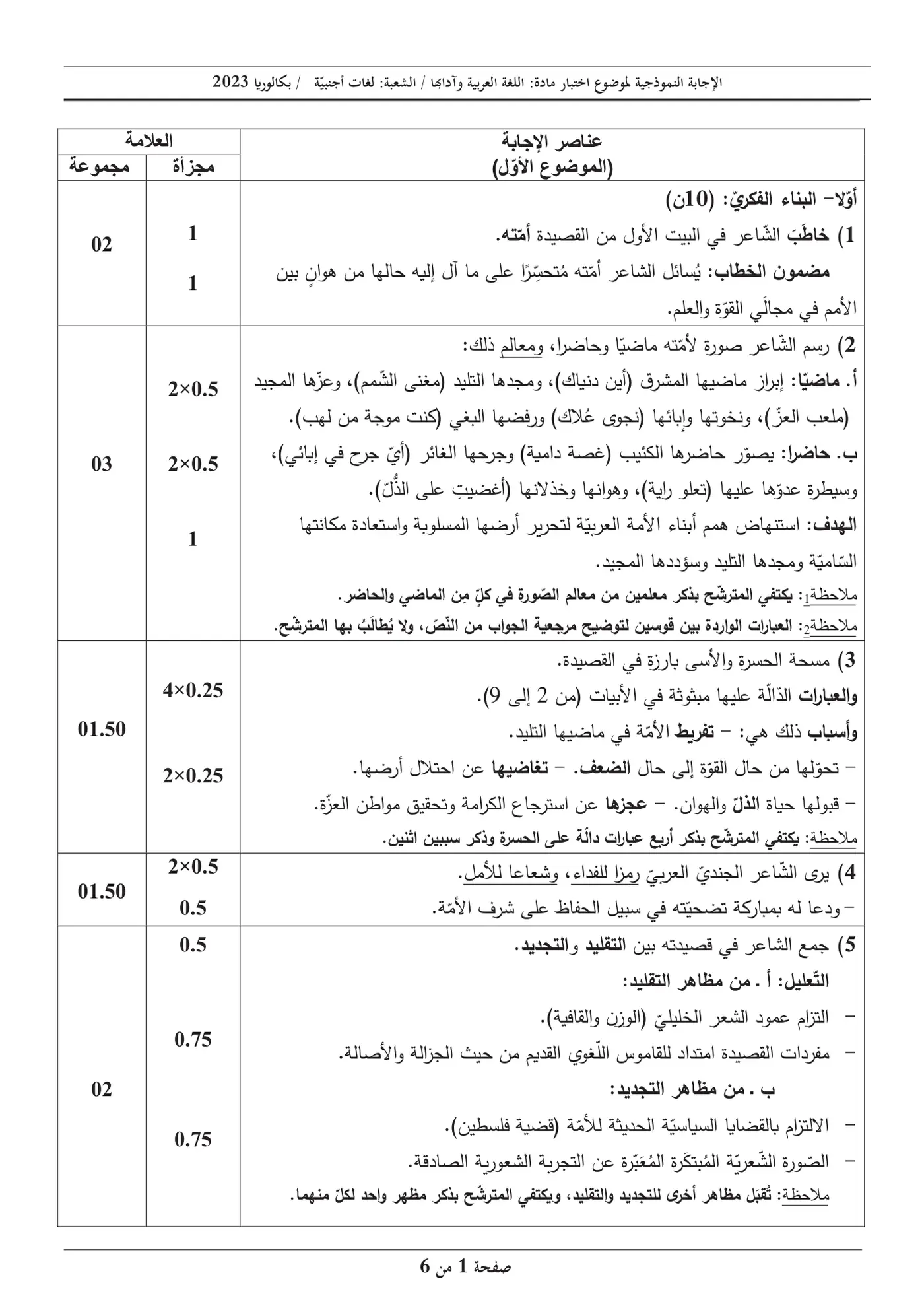 الصفحة 1 من 6