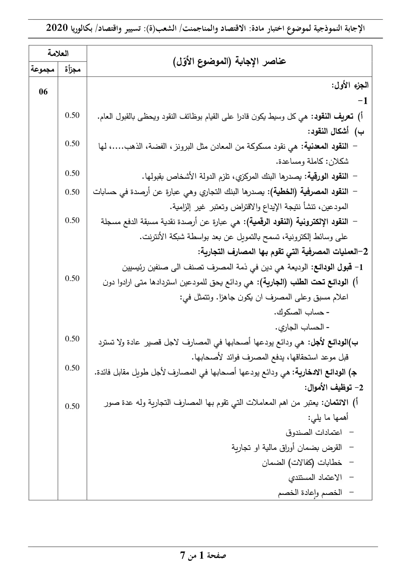 الصفحة 1 من 7