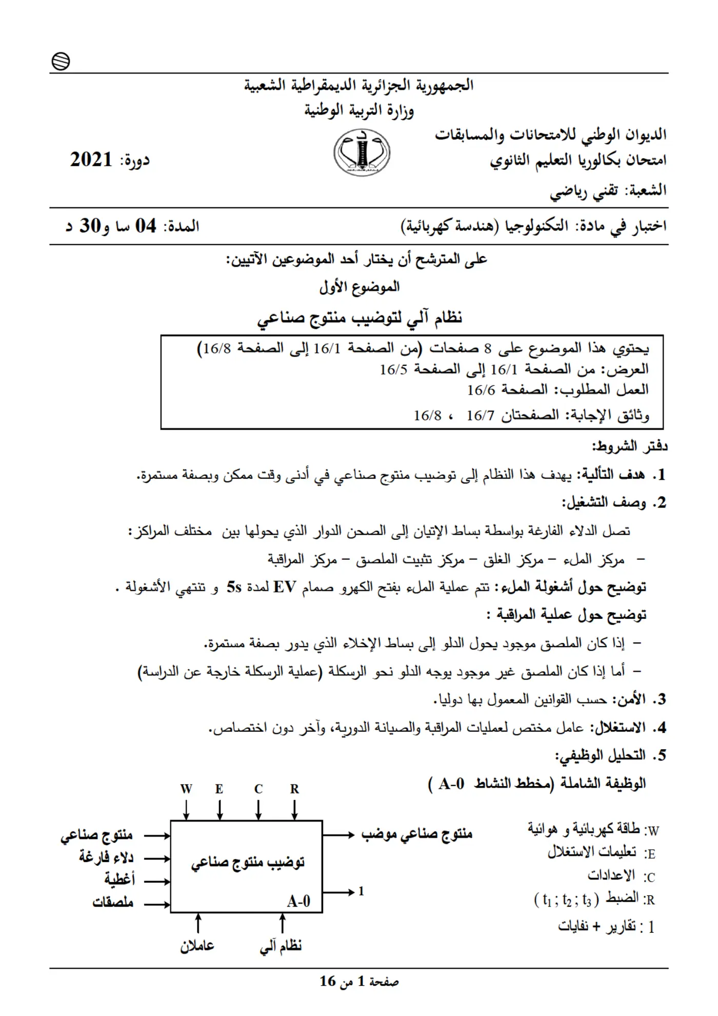 الصفحة 1 من 16