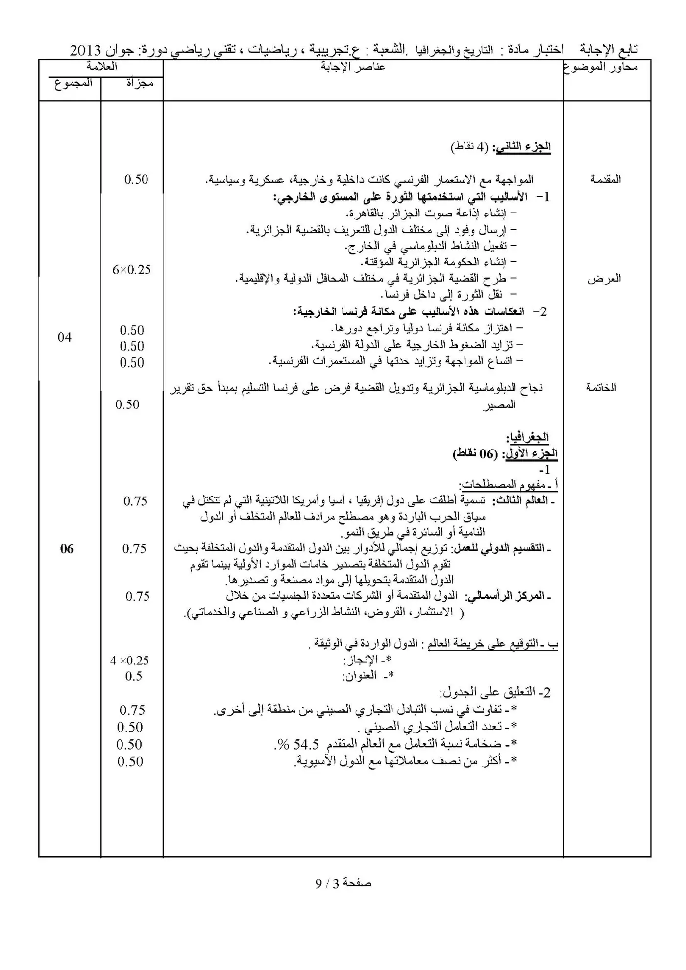 الصفحة 3 من 9