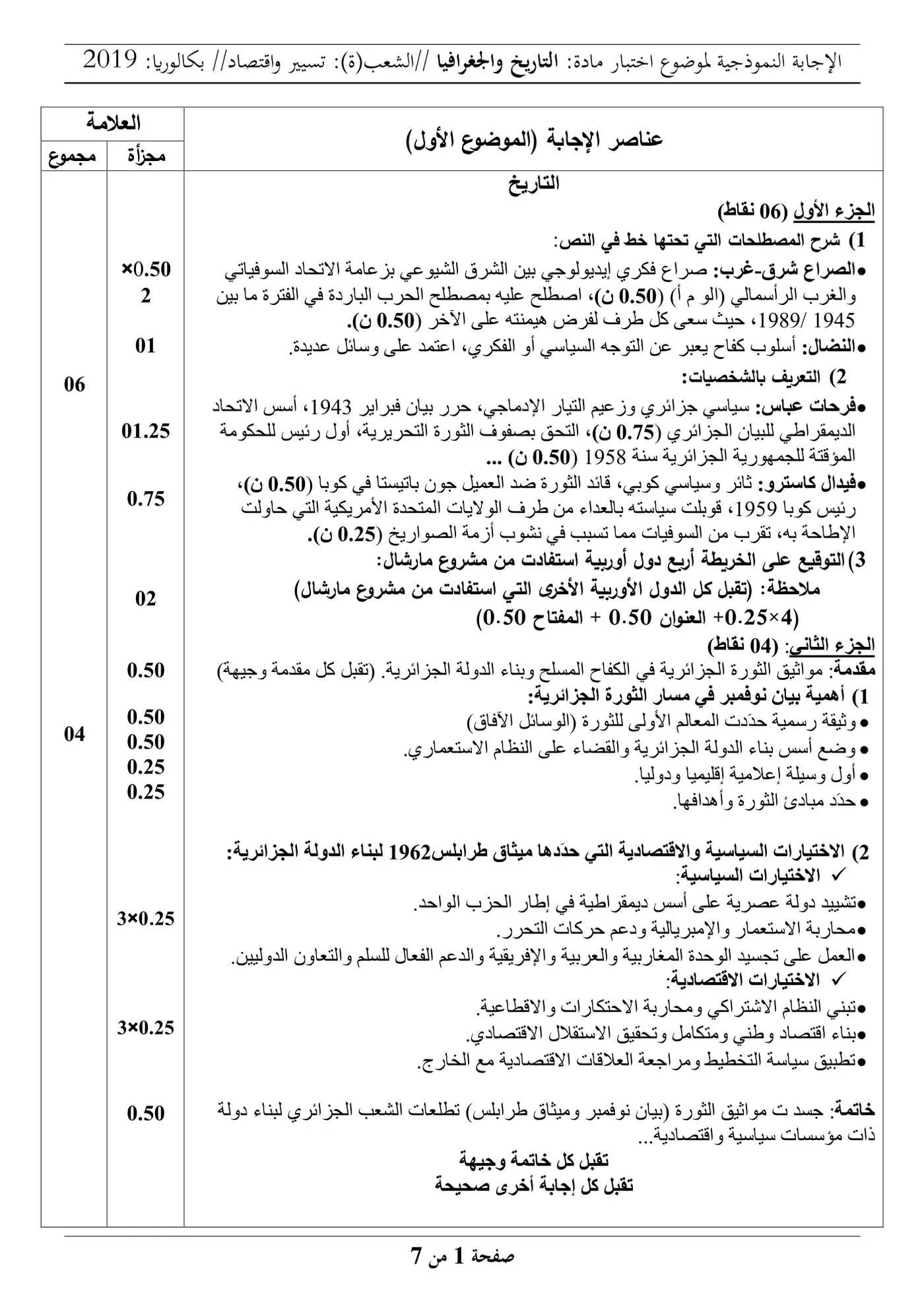 الصفحة 1 من 7