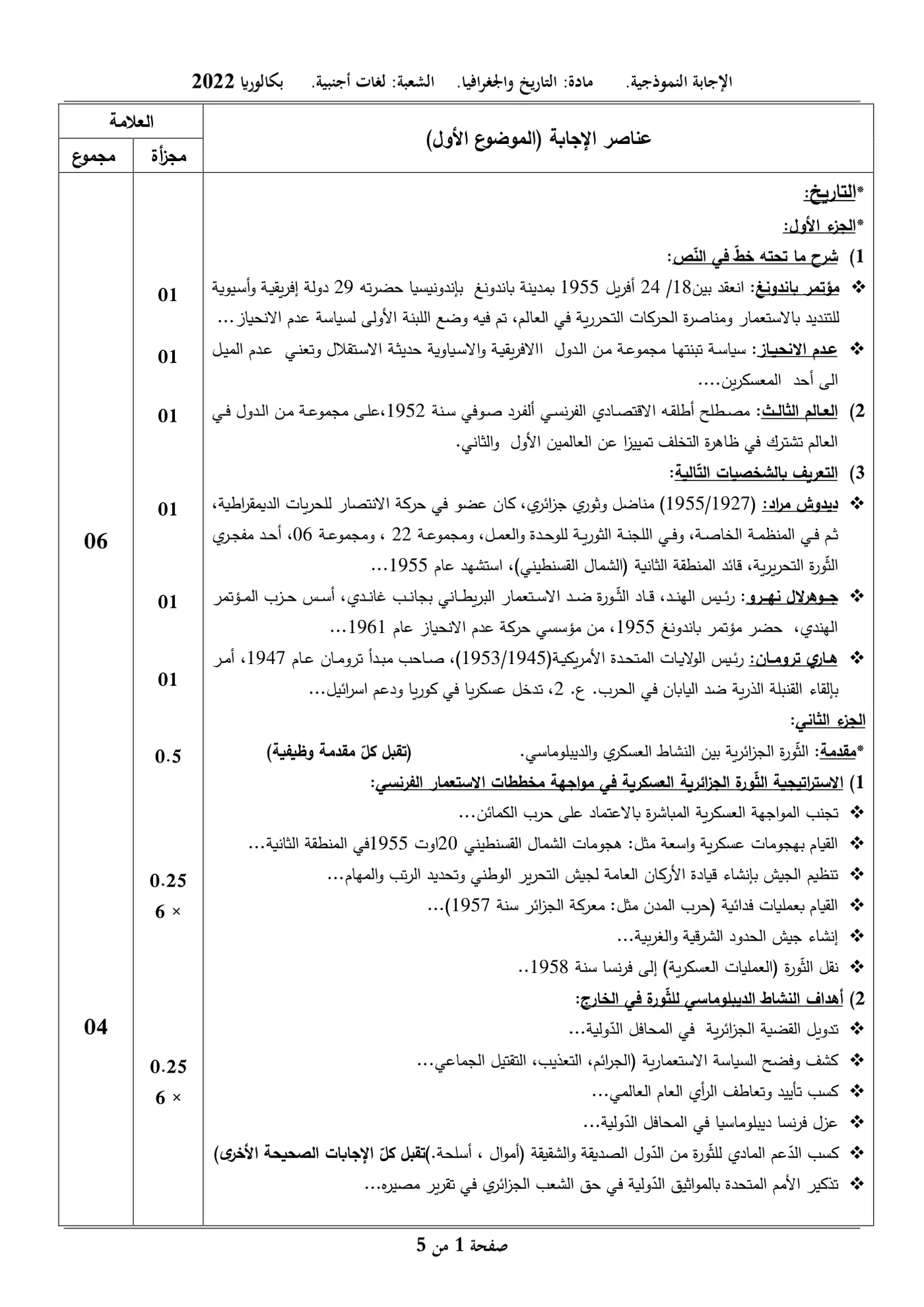 الصفحة 1 من 5