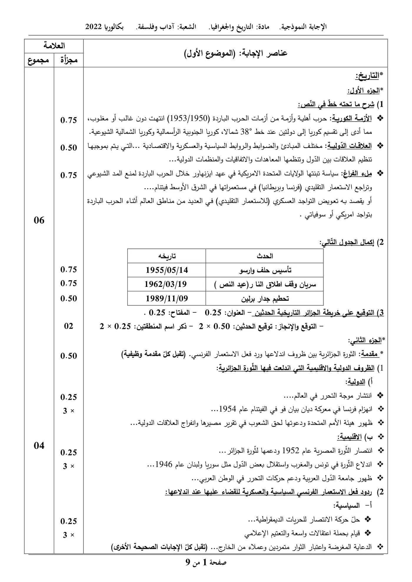 الصفحة 1 من 9