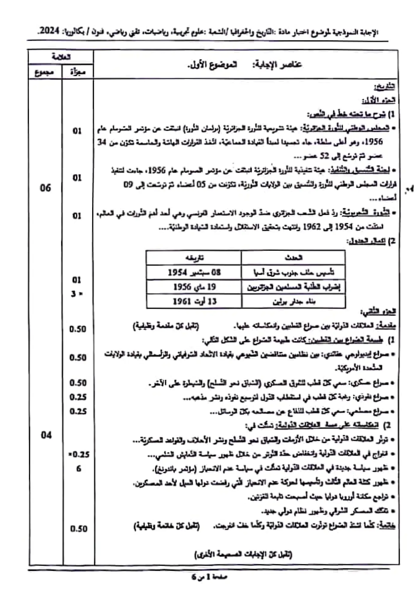 الصفحة 1 من 6