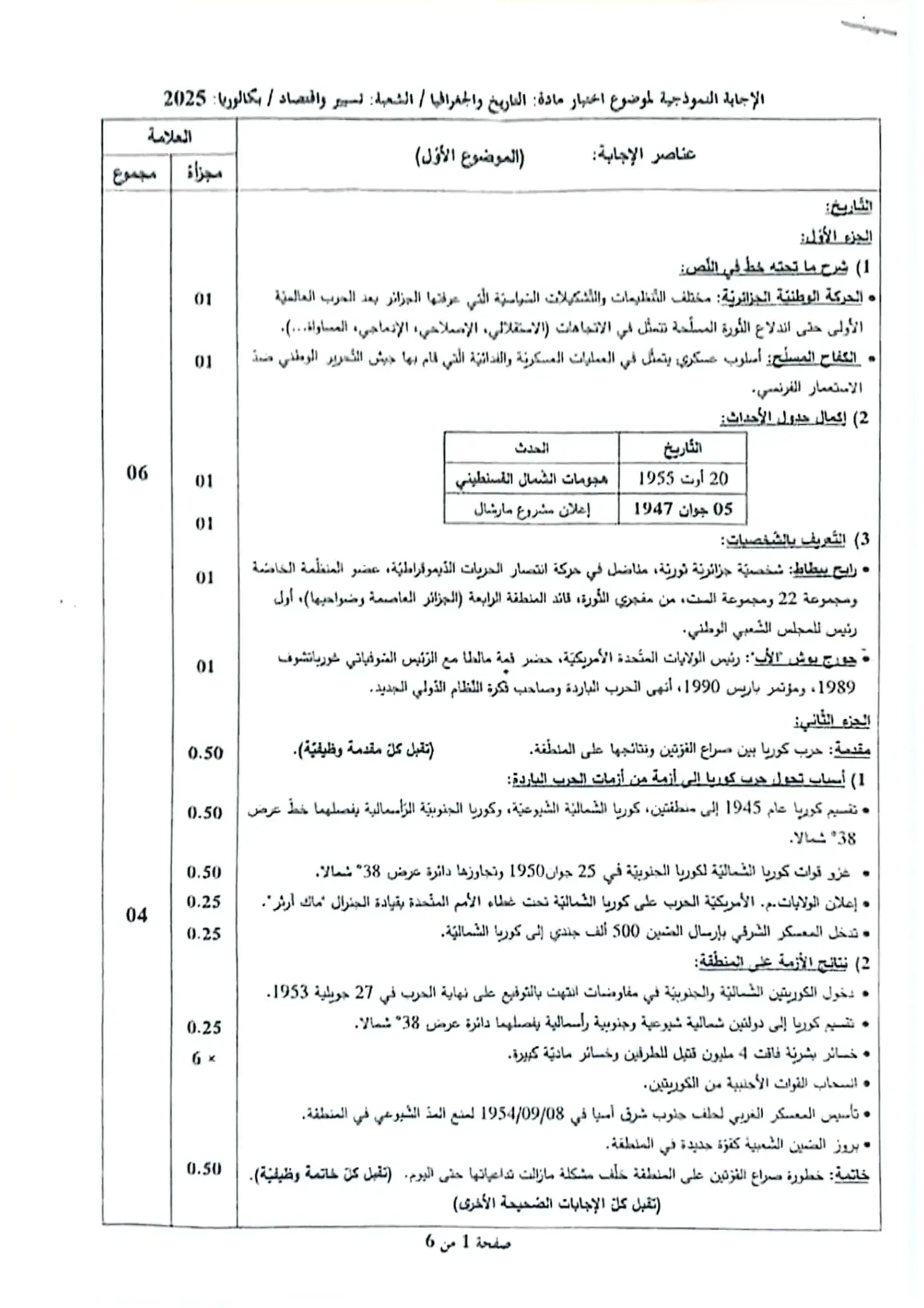 الصفحة 1 من 6
