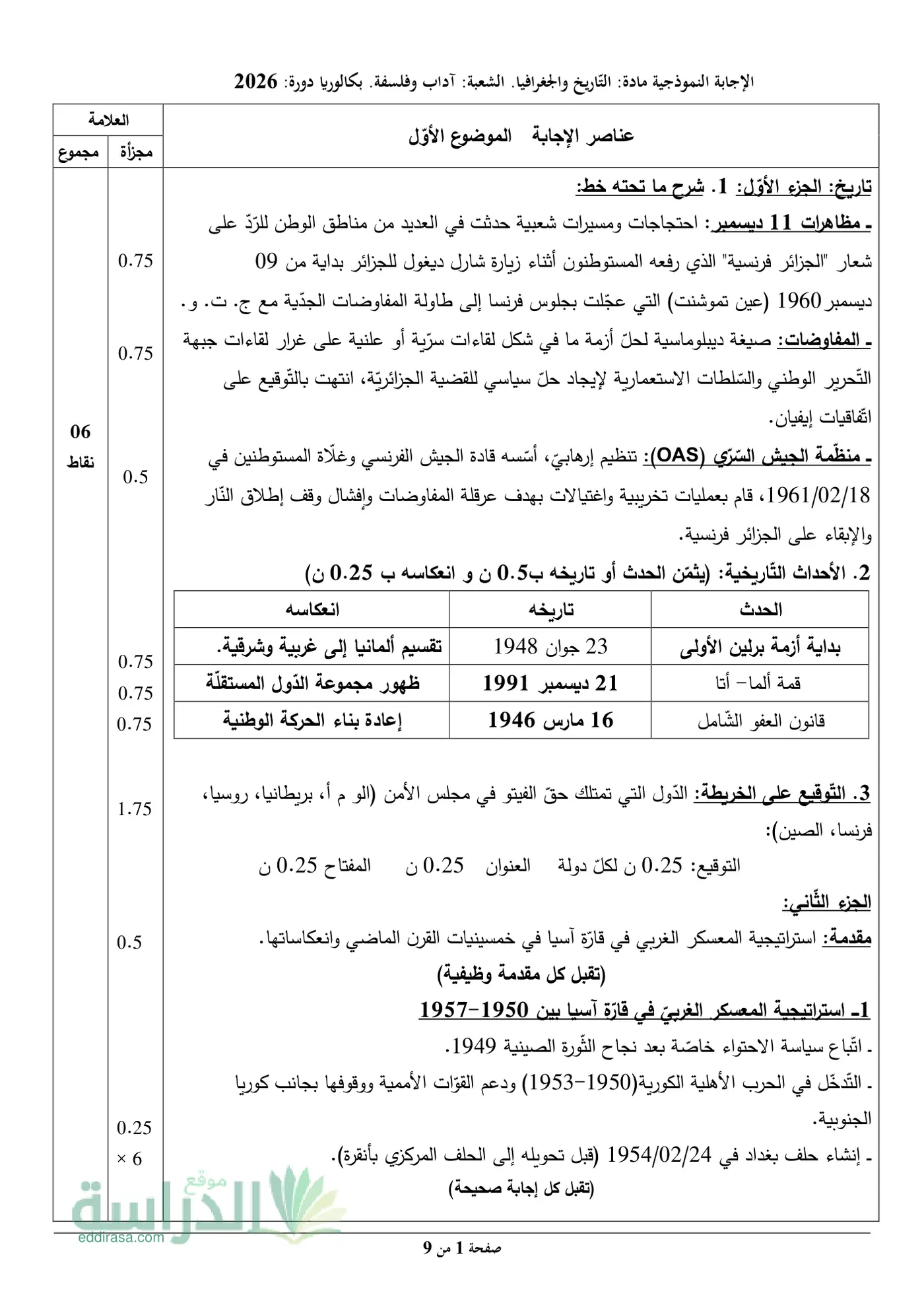 الصفحة 1 من 9