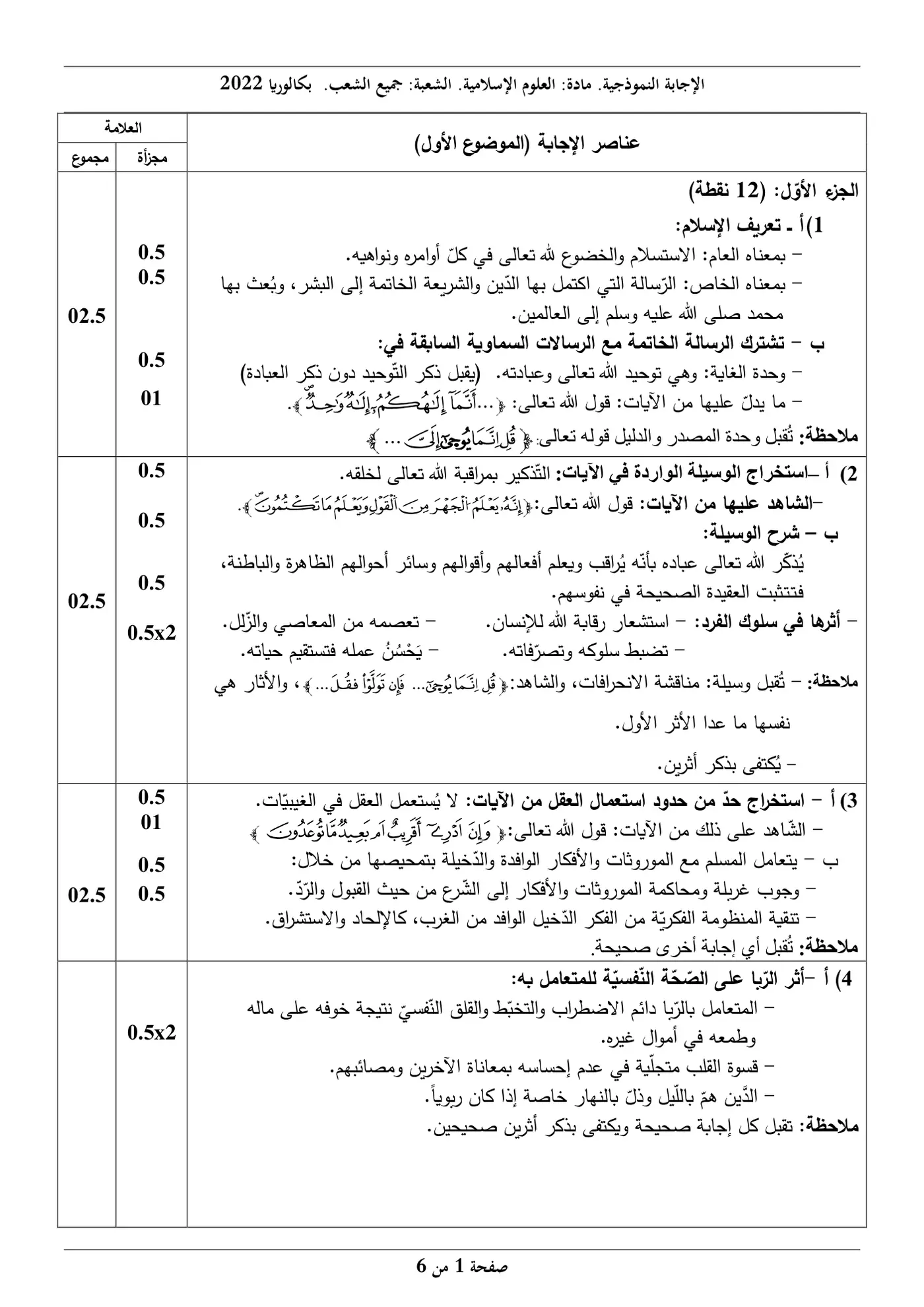 الصفحة 1 من 6
