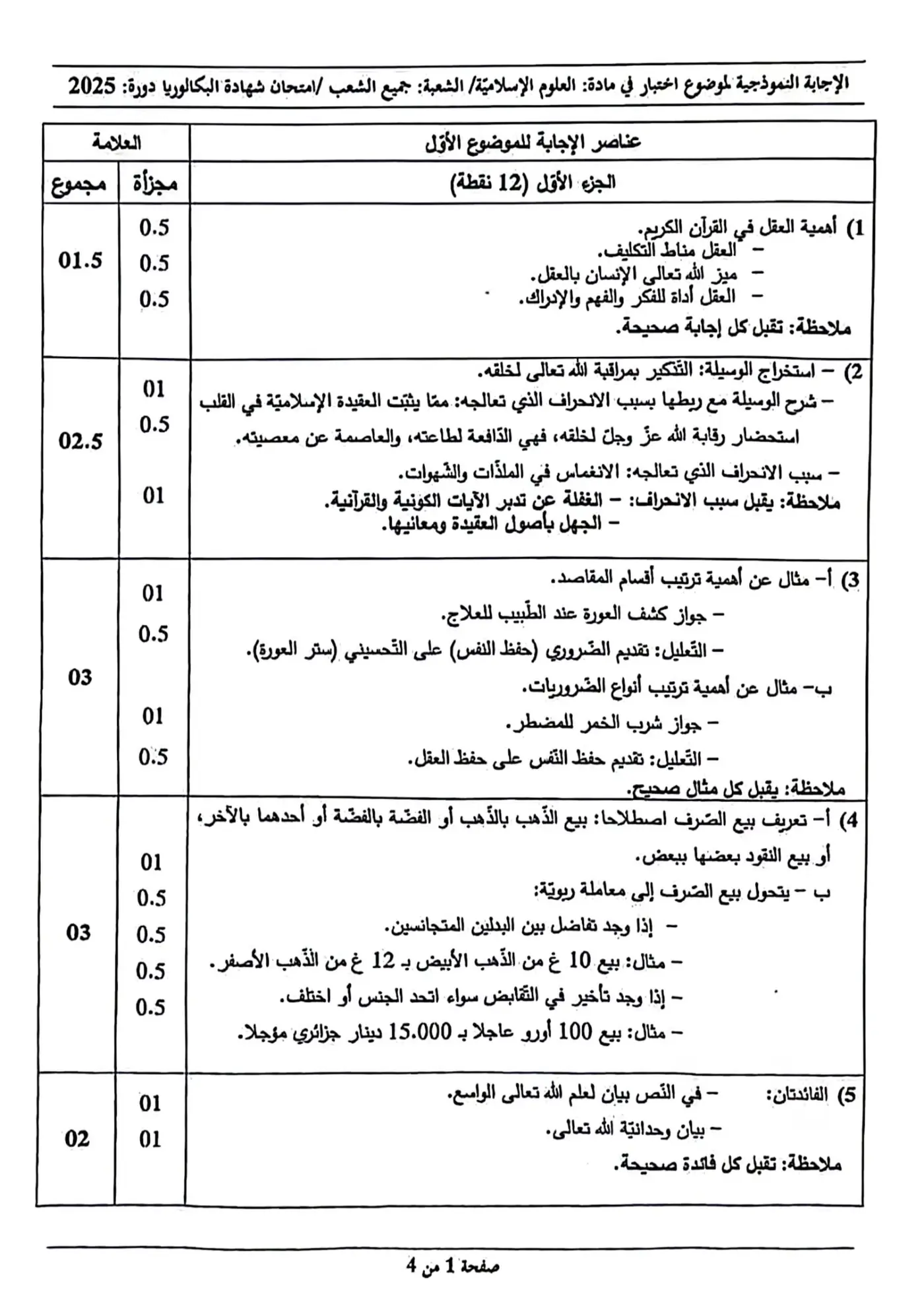 الصفحة 1 من 4