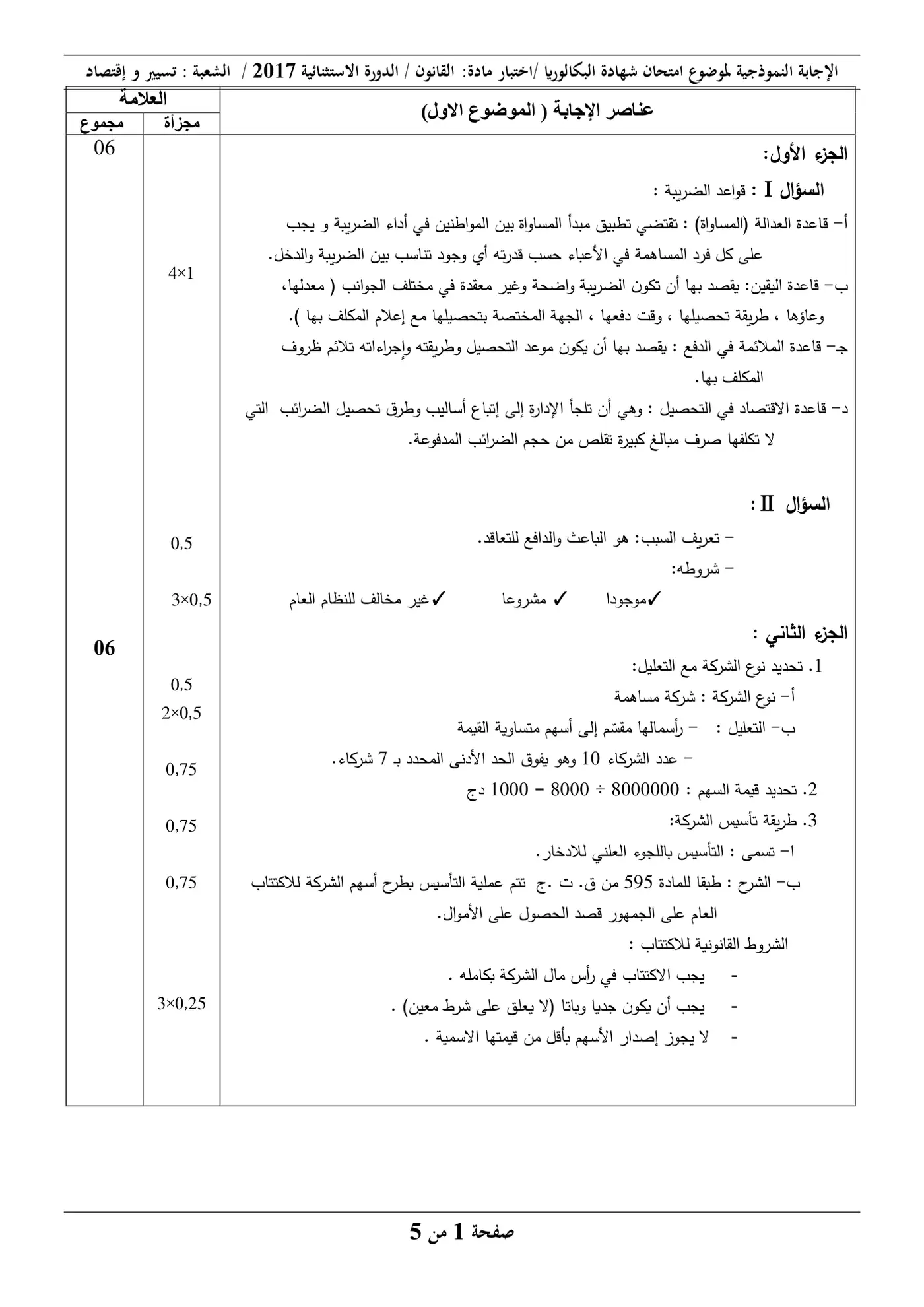 الصفحة 1 من 5