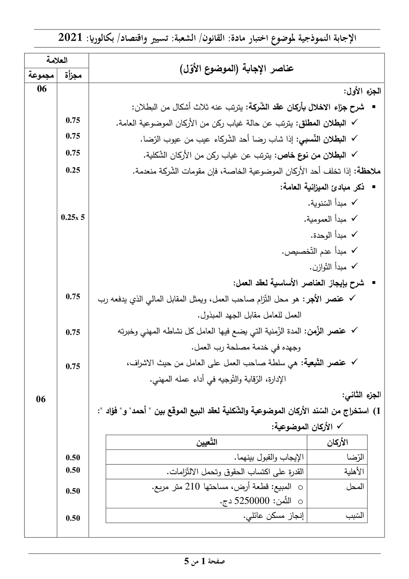 الصفحة 1 من 5