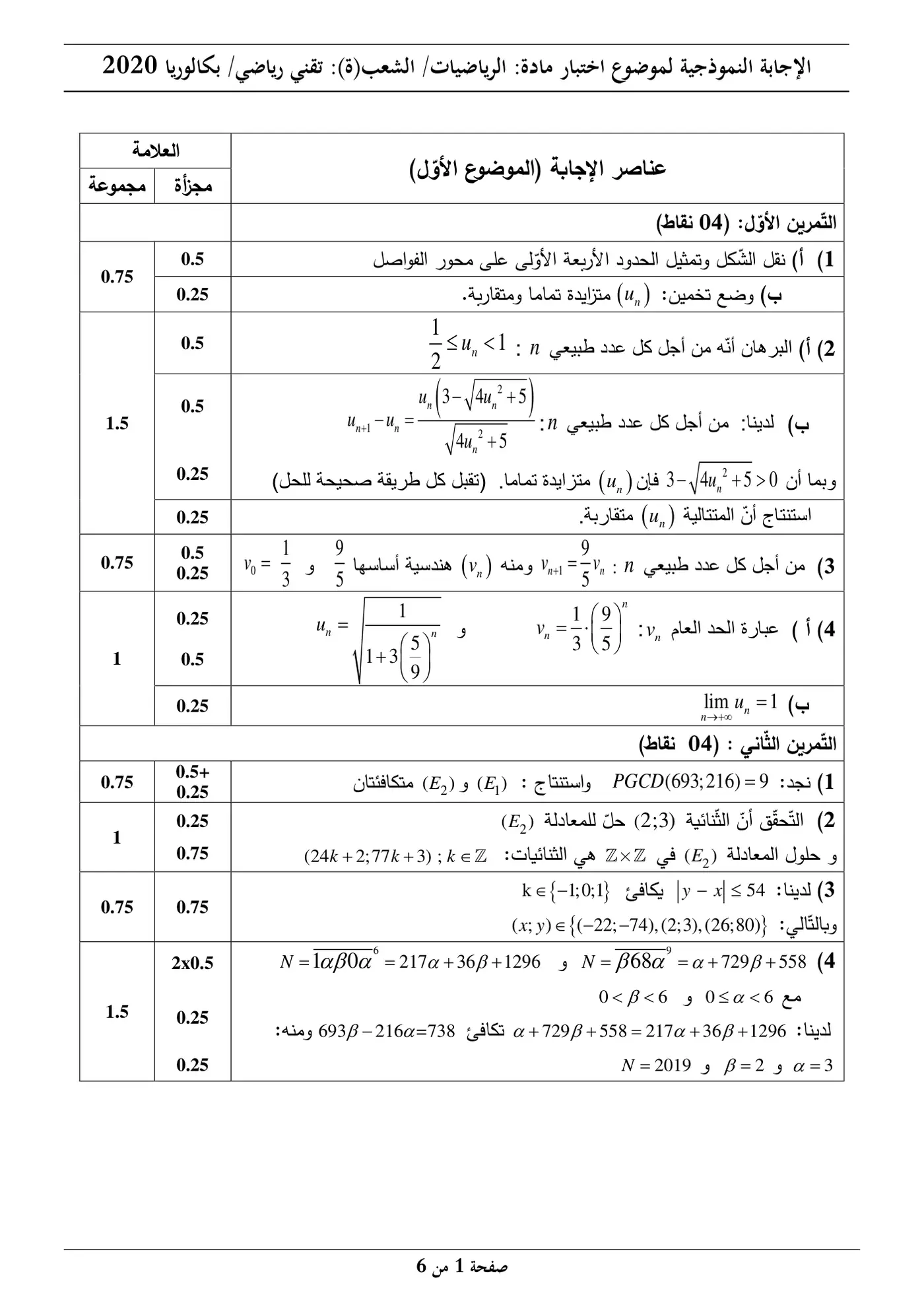 الصفحة 1 من 6