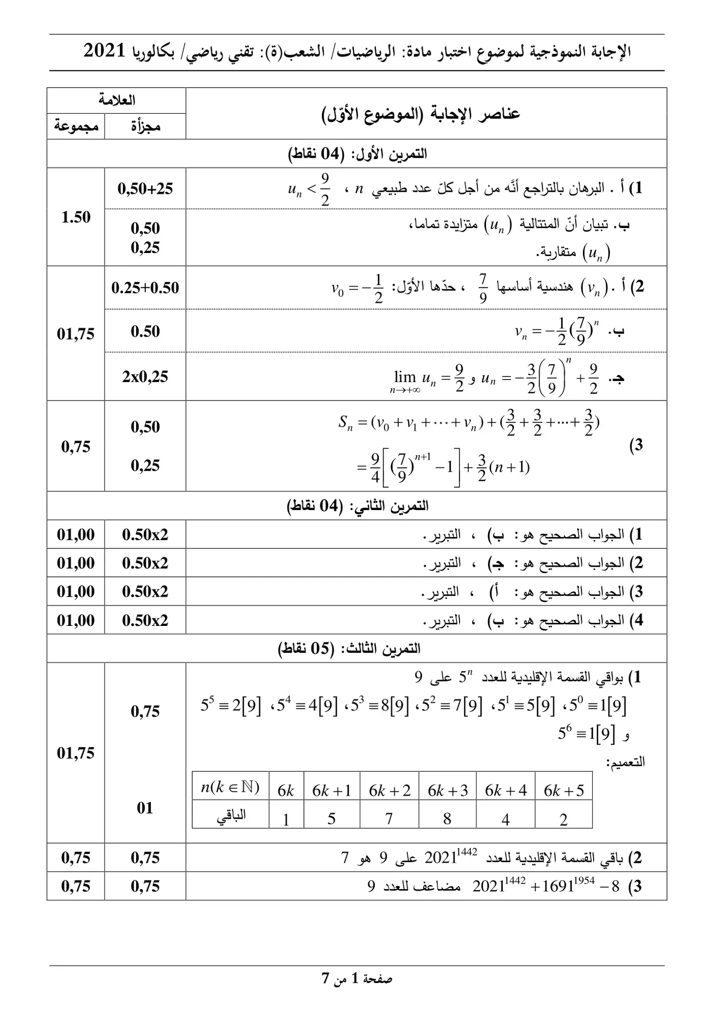 الصفحة 1 من 7