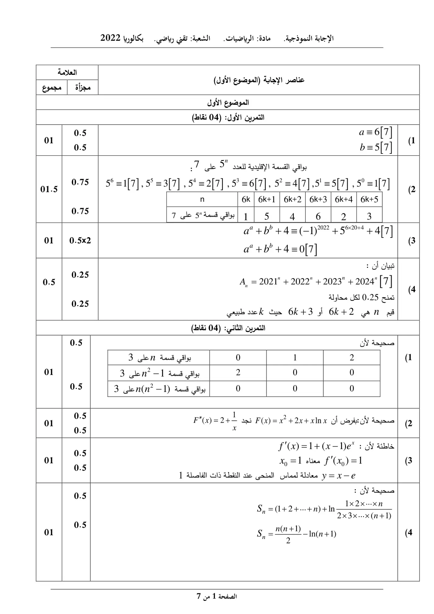 الصفحة 1 من 7