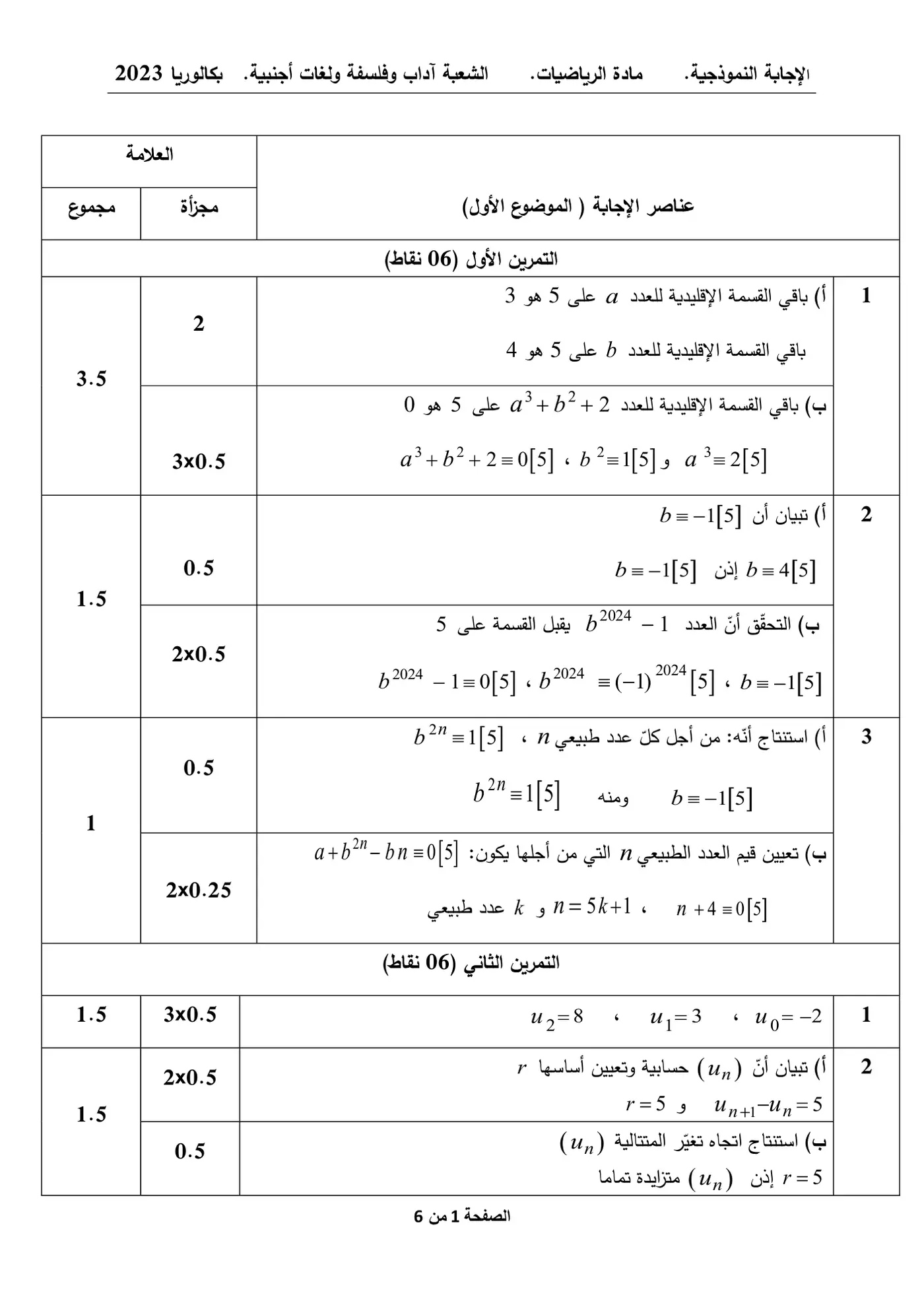 الصفحة 1 من 6