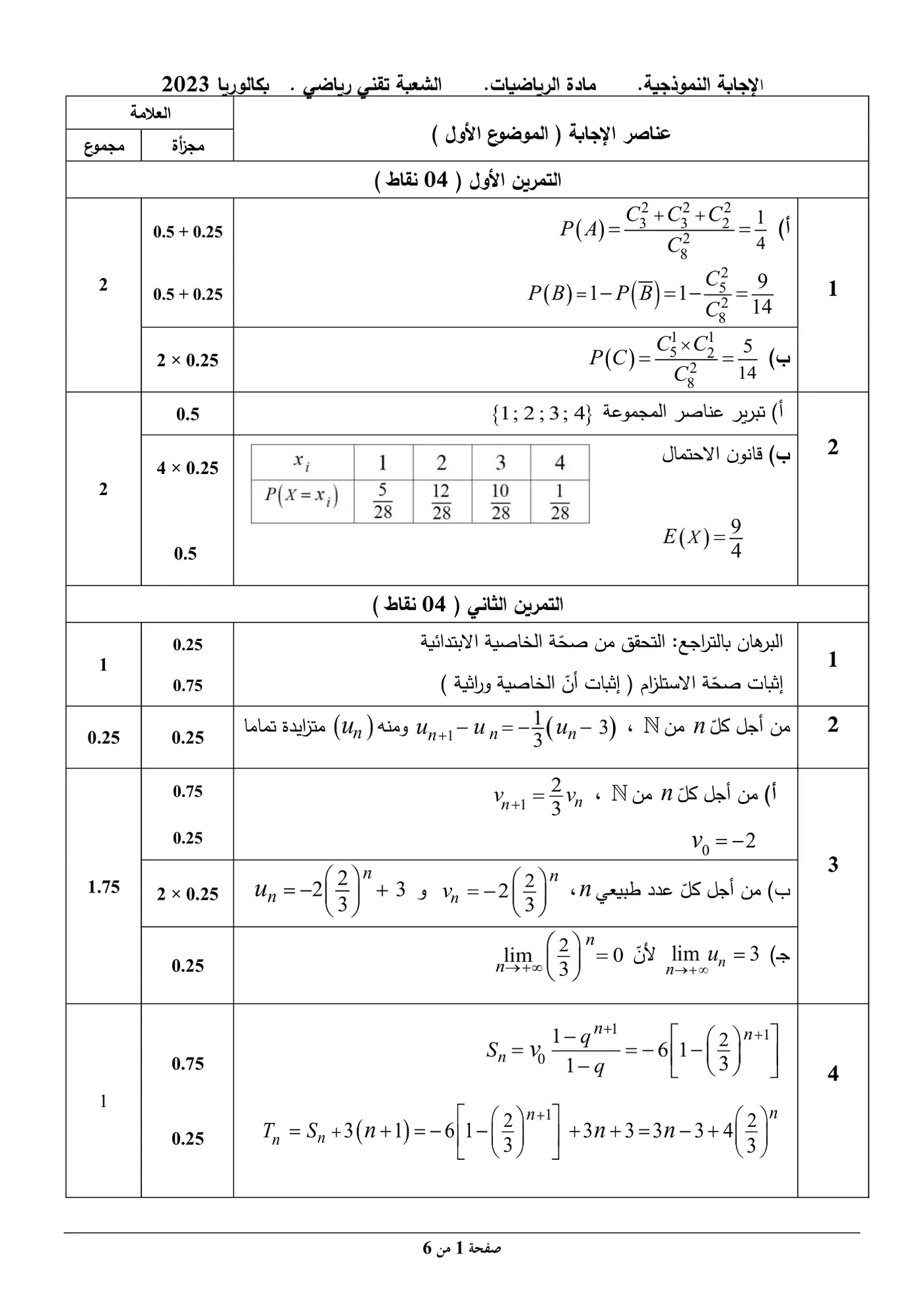 الصفحة 1 من 6