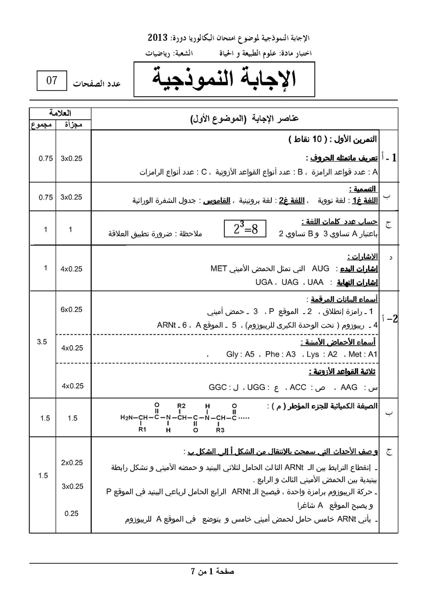 الصفحة 1 من 7