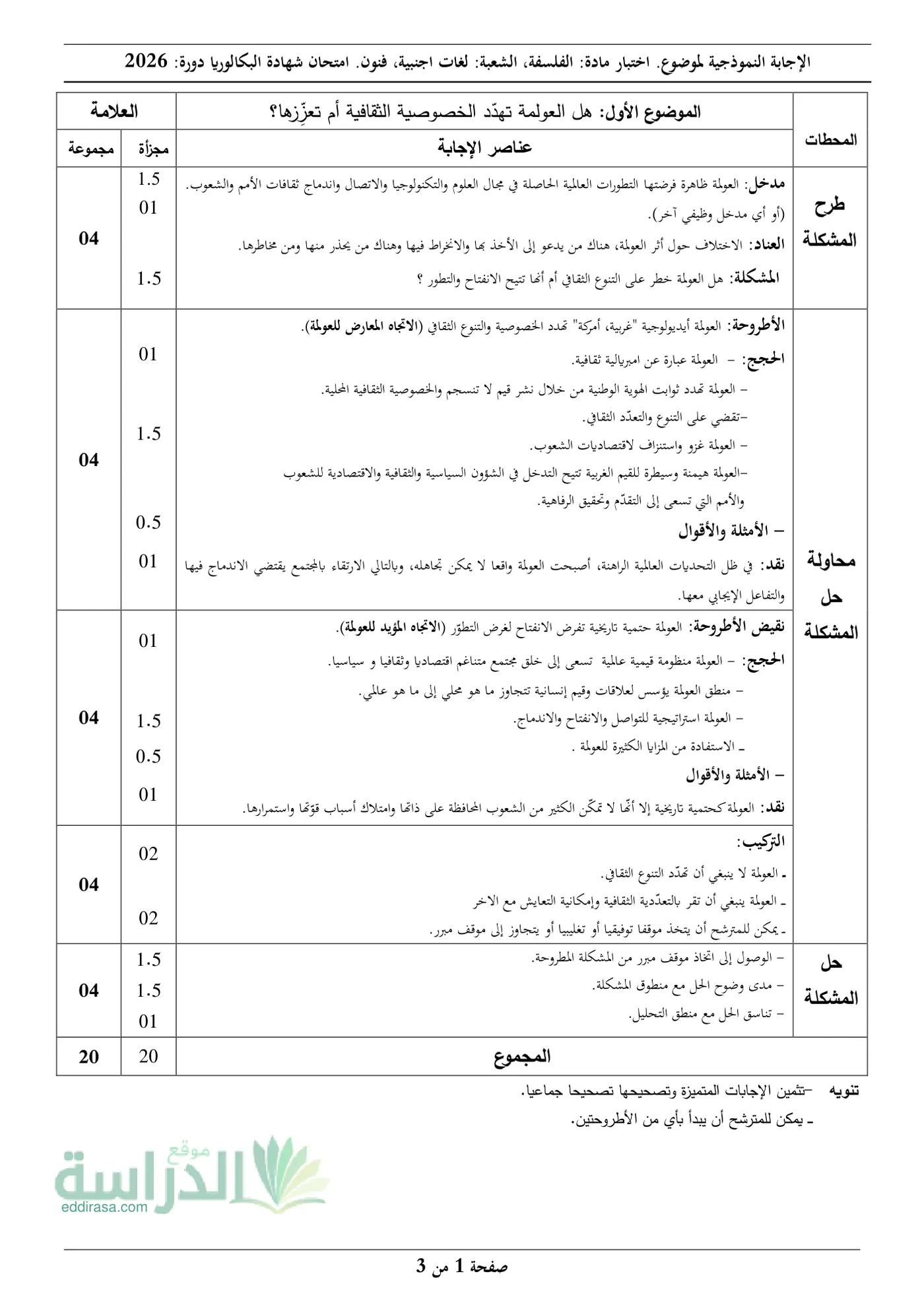 الصفحة 1 من 3
