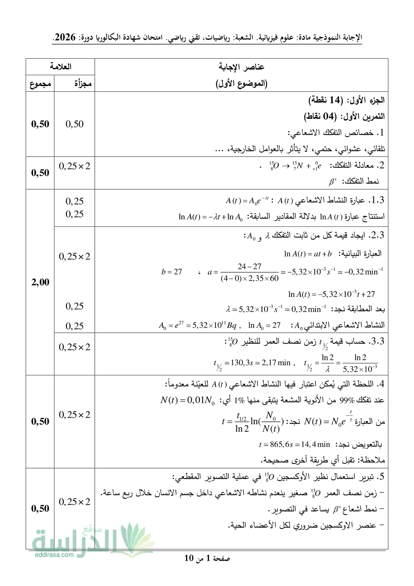الصفحة 1 من 10